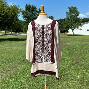 Cato Women's Floral Print Tunic